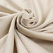 Formal Twill for Suits, Recycled Polyester - ARAGON - Ivory (1 Meter Remnant)-Remnant-FabricSight
