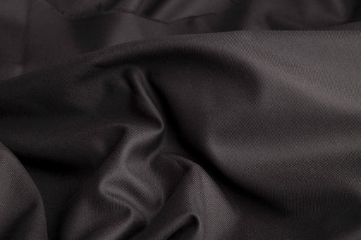 Formal Twill for Suits - TORDERA - Black-Fabric-FabricSight