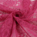 Fuchsia Polyester Lace - Floral-Fabric-FabricSight