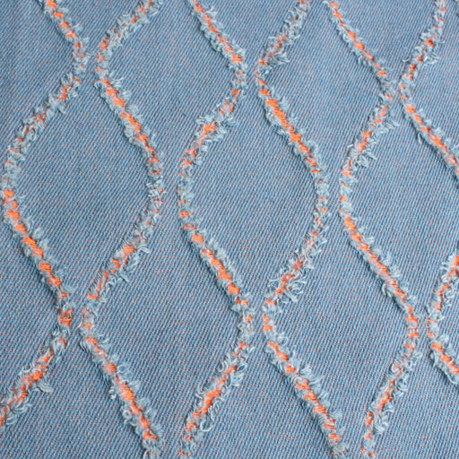 Geometric Broken Denim – Recycled Cotton Blend-Fabric-FabricSight