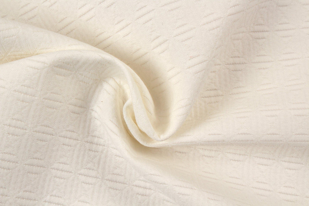 Geometric Cotton Jacquard-Fabric-FabricSight