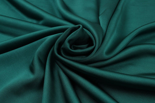 Glossy Stretch Polyester Jersey - Green-Fabric-FabricSight