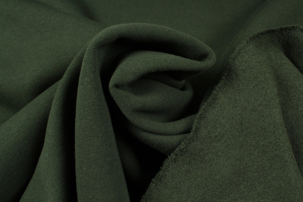 SWATCH-Heavy Brushed Fleece – Organic Cotton & Recycled Polyester – 30+ Colors-Fabric-FabricSight