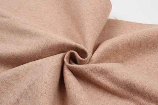 Heavy Brushed Wool Blend for Outwear - Pink-Fabric-FabricSight
