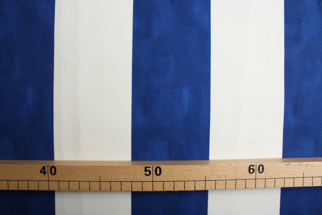 Heavy Cotton Canvas Stripe Fabric – Designer Deadstock – 419 g/m²-Fabric-FabricSight