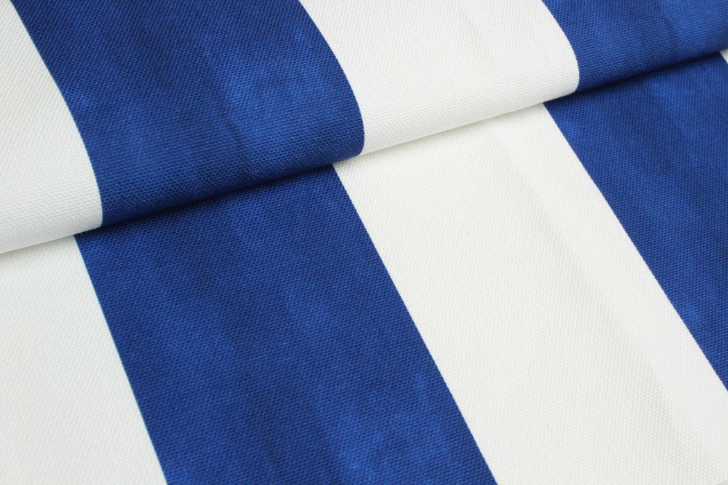 Heavy Cotton Canvas Stripe Fabric – Designer Deadstock – 419 g/m²-Fabric-FabricSight