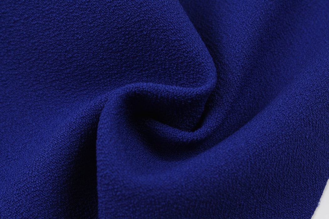 Heavy-Weight Crêpe of Recycled Polyester - Stretch-Fabric-FabricSight