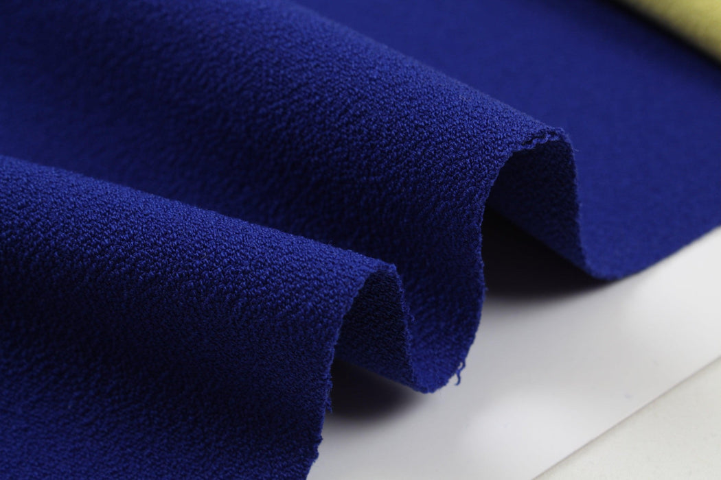 Heavy-Weight Crêpe of Recycled Polyester - Stretch-Fabric-FabricSight