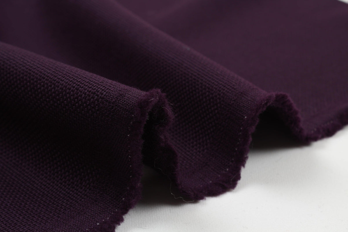 Heavyweight Virgin Wool for Coats - Purple | Buy Fabrics Online ...