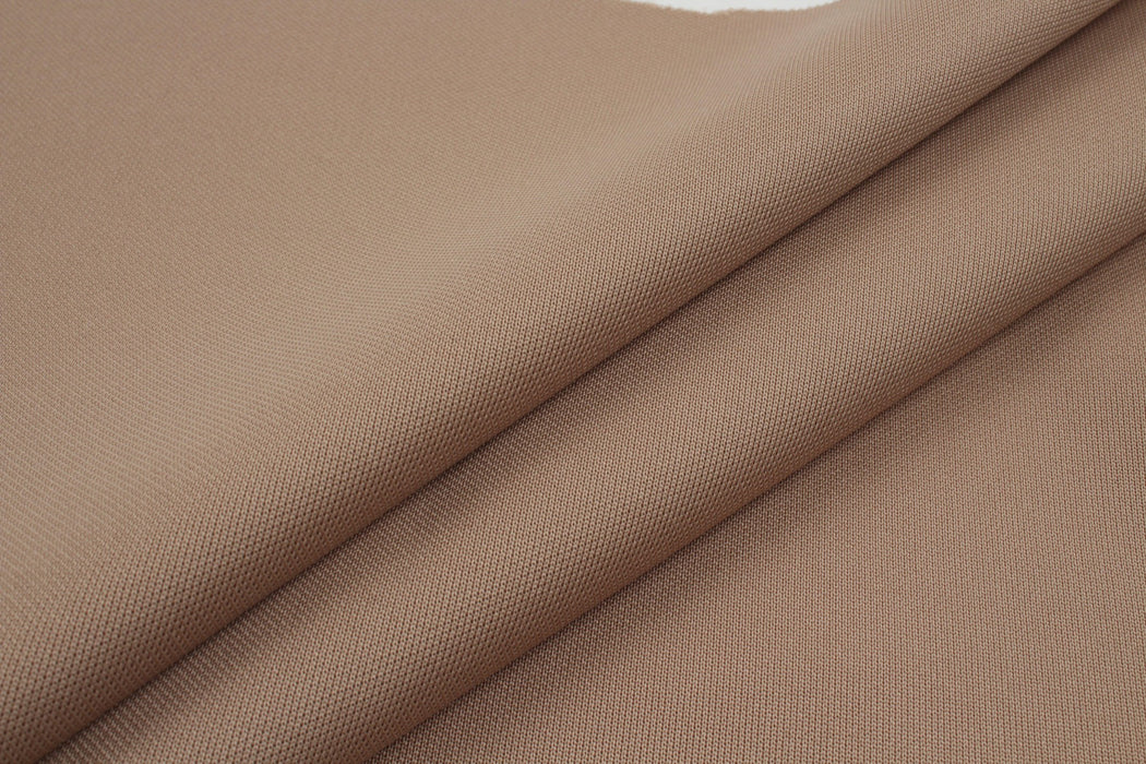 Heavyweight Viscose Jersey - Stretch - Beige-Fabric-FabricSight