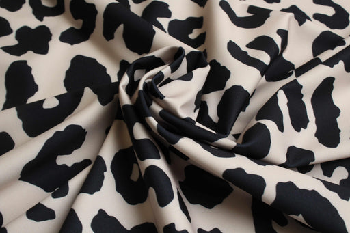 High Compression Interlock Fabric – Stretch Performance Knit – Leopard Print-Fabric-FabricSight