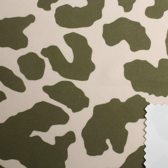 High Compression Interlock Fabric – Stretch Performance Knit – Leopard Print-Fabric-FabricSight
