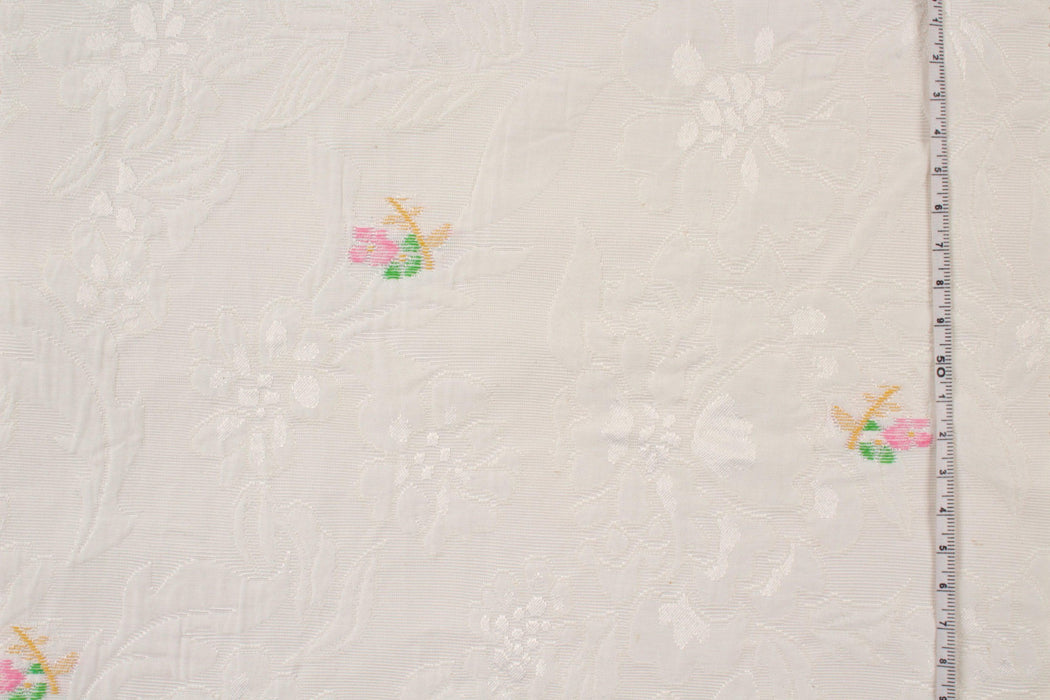 Jacquard Cotton Blend - Floral-Fabric-FabricSight