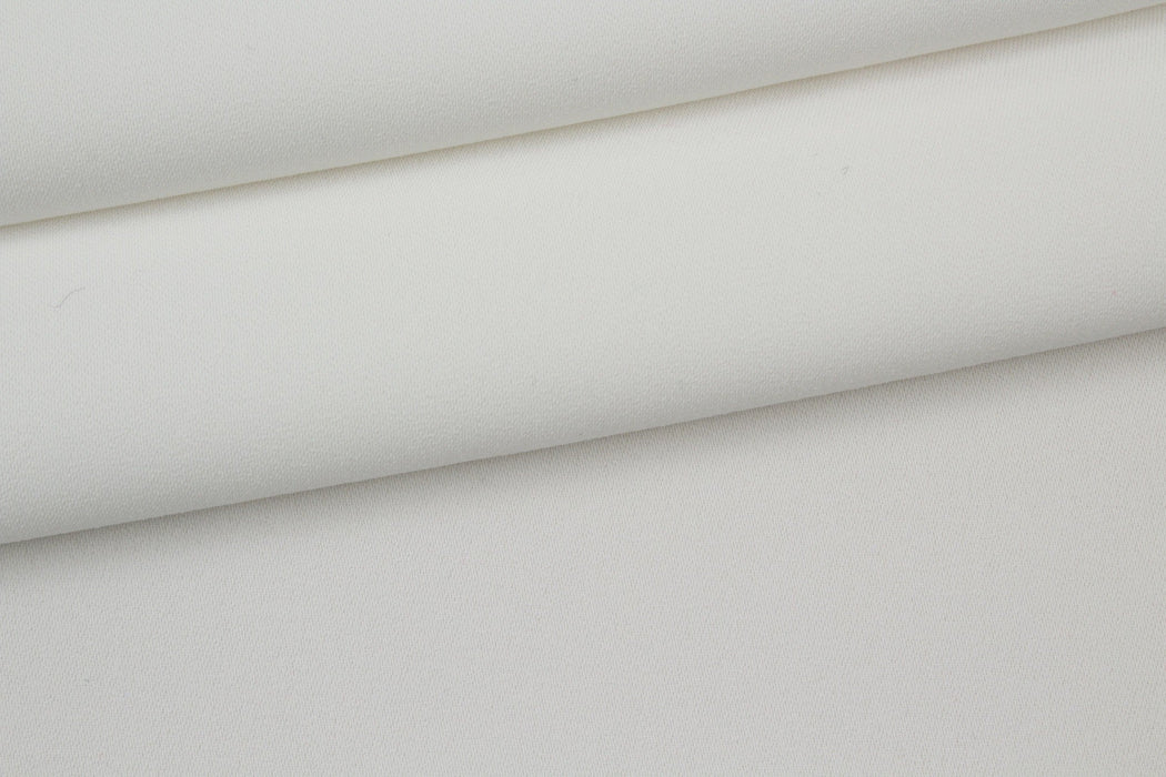 Japanese Polyester Matt Crepe Satin - TOKIO - Off-white - Remnant-Remnant-FabricSight