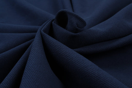 Knitted Cotton Twill - Blue-Fabric-FabricSight