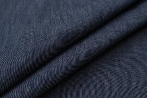 Light Cotton Denim - Shiny Look-Fabric-FabricSight