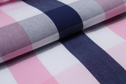 Light Cotton Poplin Checks for Shirting - 2 Colors Available-Fabric-FabricSight