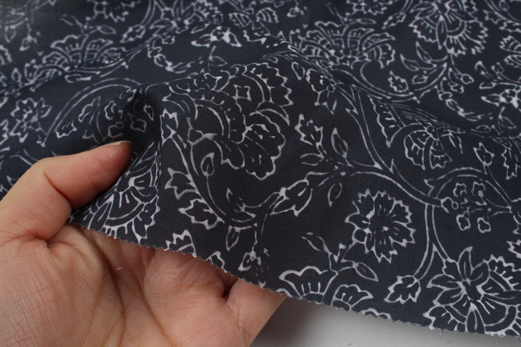 Light Cotton Voile - Batik Digital Print - 4 Variants Available-Fabric-FabricSight