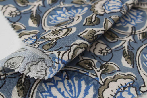 Light Cotton Voile - Batik Digital Print - 4 Variants Available-Fabric-FabricSight