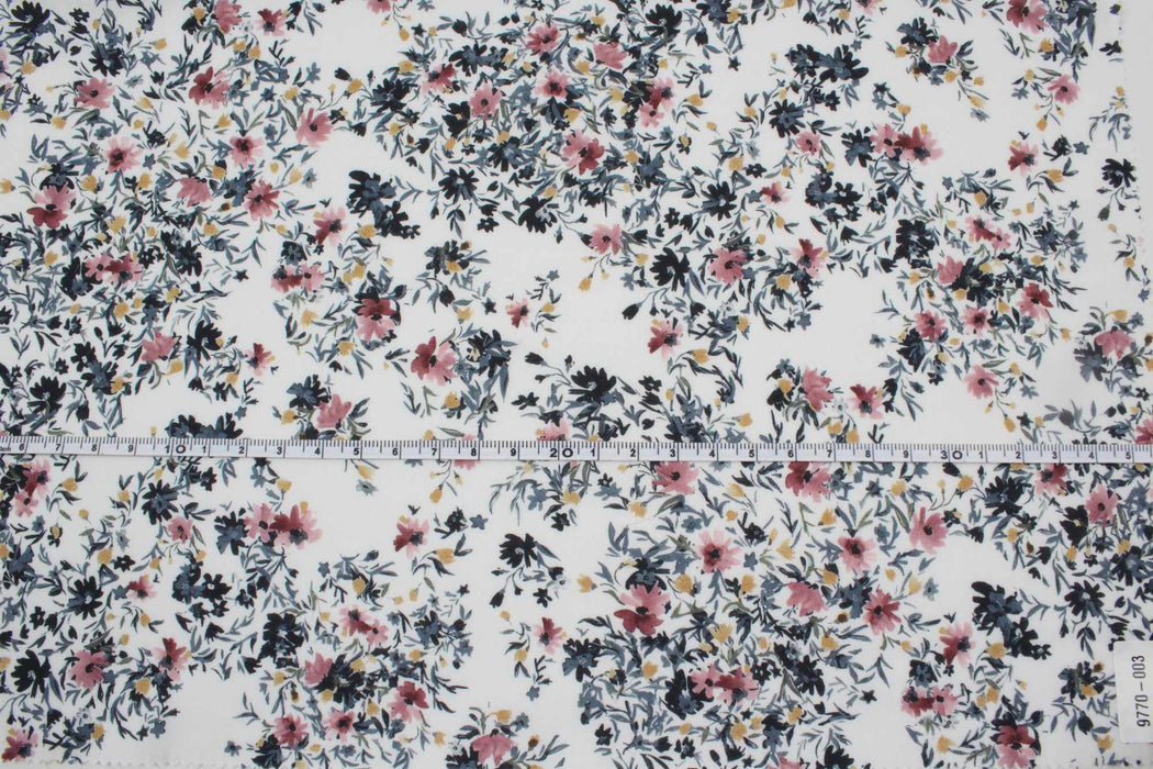 Light Cotton Voile - Floral Digital Print - 4 Variants Available-Fabric-FabricSight