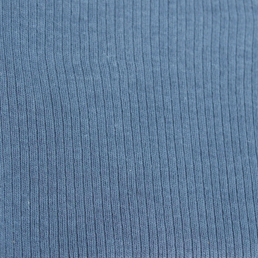 Light Organic Cotton Rib 2x2 for Tops - 20 Colors Available-Fabric-FabricSight