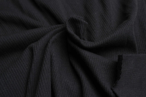 Light Organic Cotton Rib 2x2 for Tops - 20 Colors Available-Fabric-FabricSight