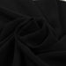 Light Silk Acetate Crepe de Chine - Black-Fabric-FabricSight