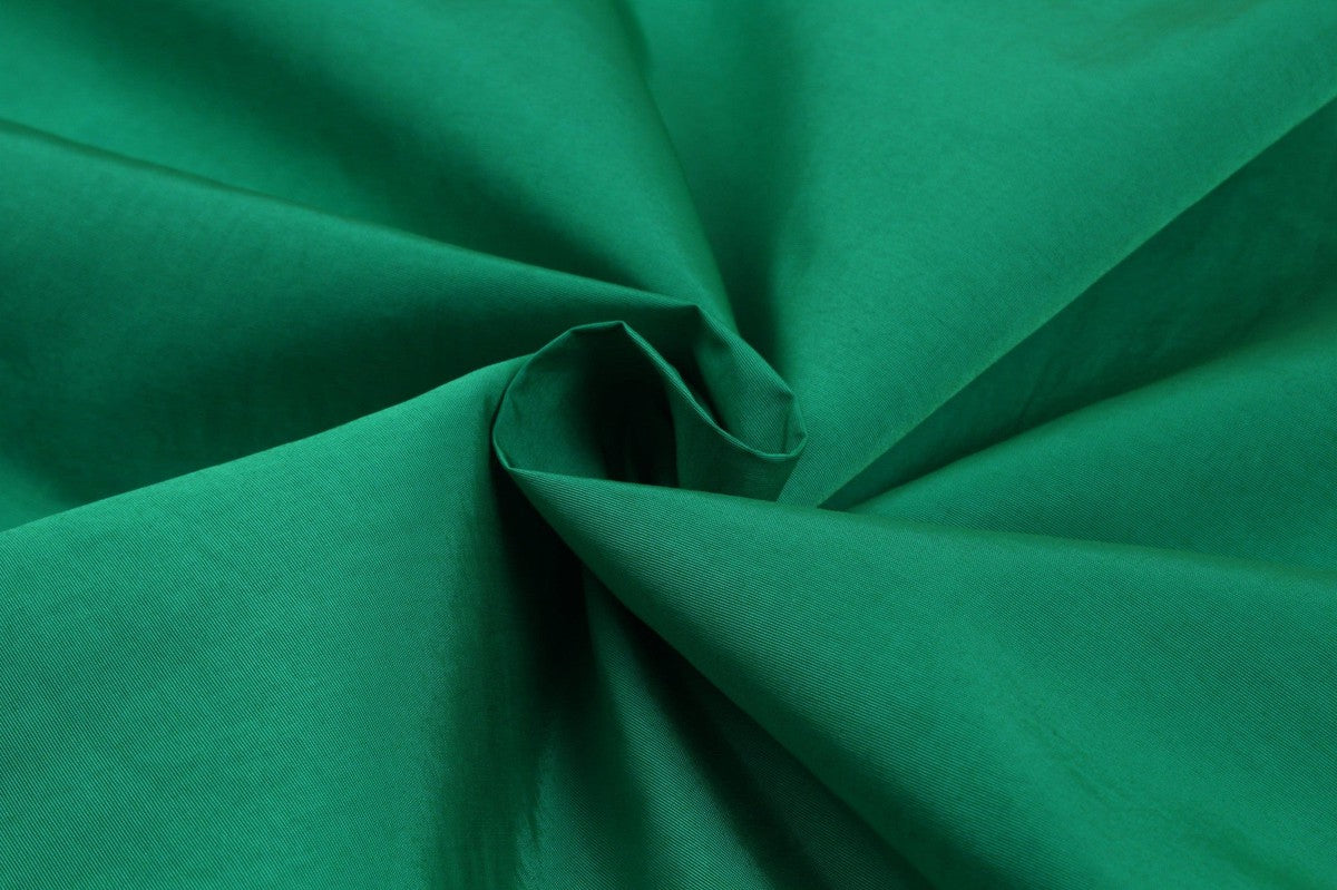 LightWeight Cotton Polyester Taffeta Green Buy Fabrics Online