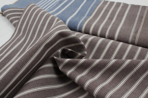 Light-Weight Cotton Stripes for Shirting - 7 Variants Available-Fabric-FabricSight