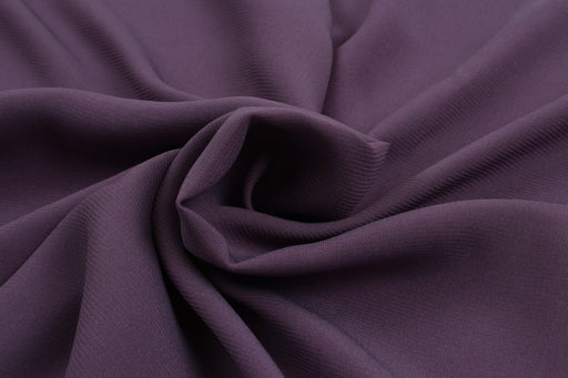 Light-Weight Silk Acetate Georgette - Purple-Fabric-FabricSight