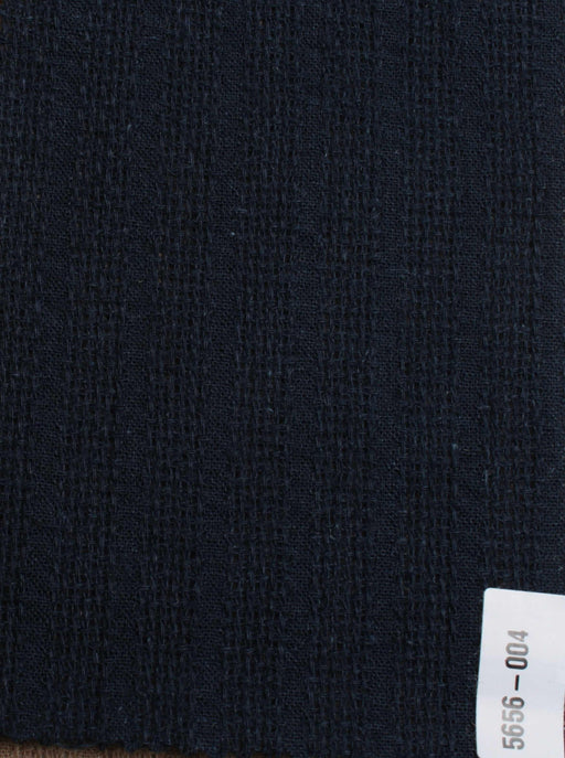 swatch-Linen Cotton Barré Etamine – Washed Texture – European Flax Blend-Fabric-FabricSight