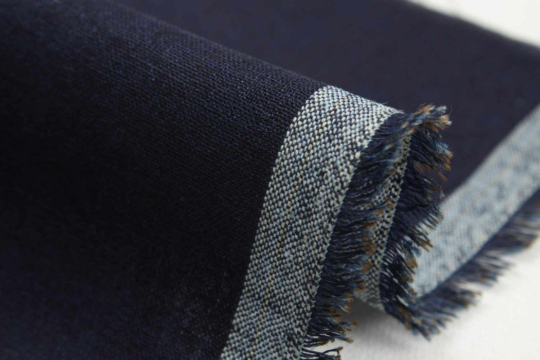 Linen Cotton Chambray Denim for Shirting-Fabric-FabricSight