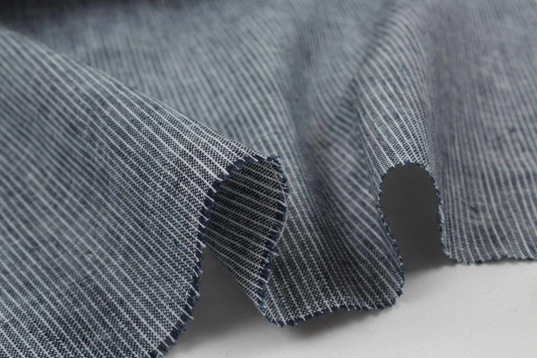 Linen Cotton Chambray Denim for Shirting-Fabric-FabricSight
