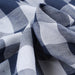 Linen Cotton Gingham - 4 colors - Navy-Fabric-FabricSight