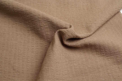 Linen Cotton Seersucker – Washed Texture – European Flax-Fabric-FabricSight