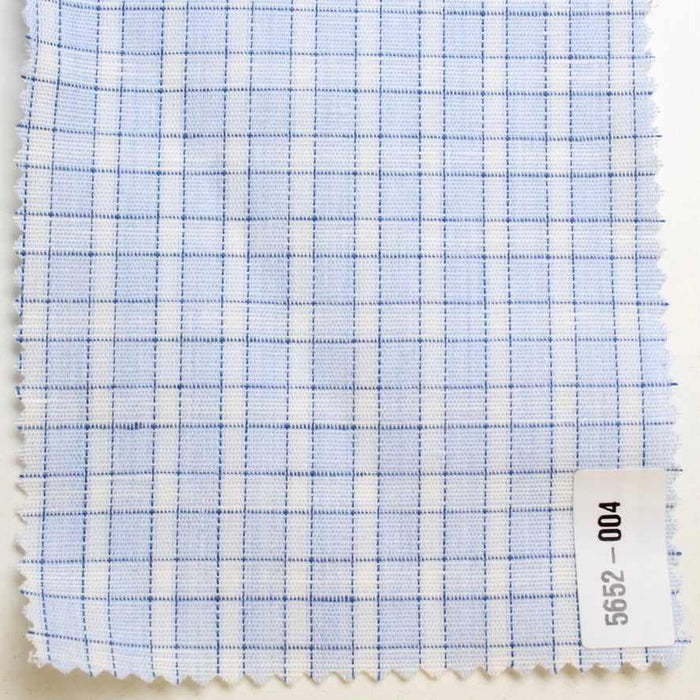 Linen Cotton Small Check Fabric – European Flax & Organic Cotton-Fabric-FabricSight