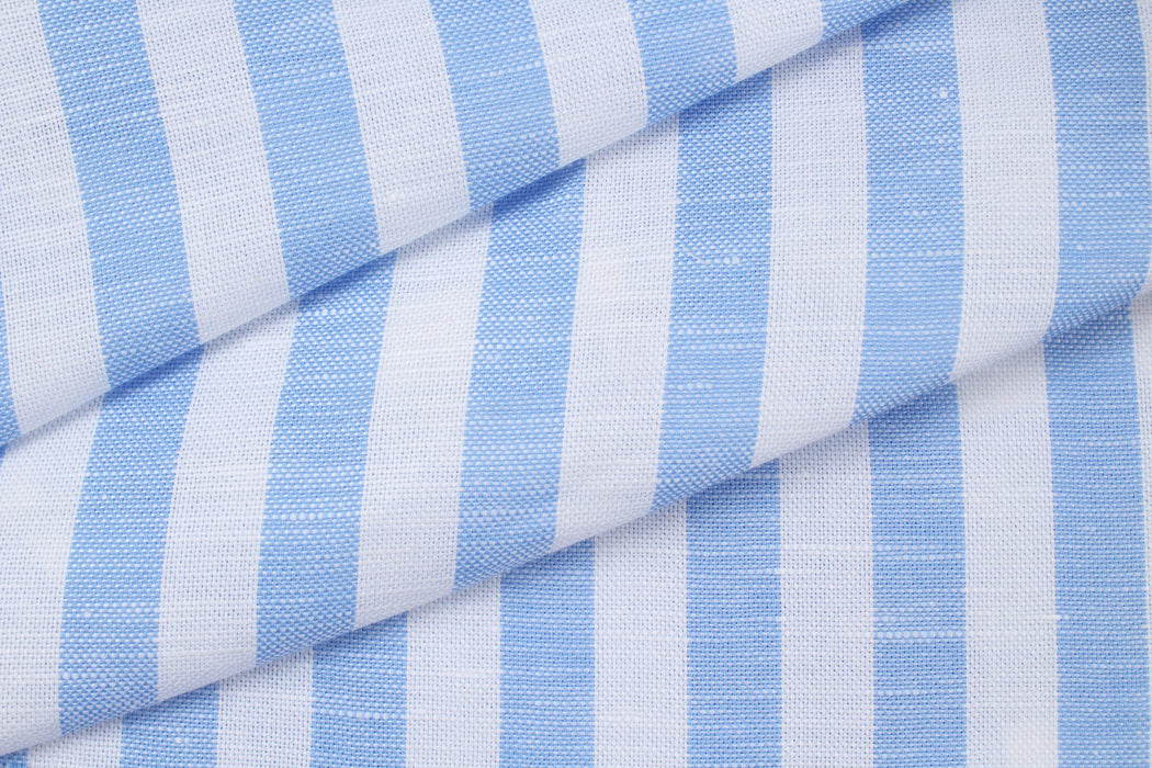 Linen Cotton Stripes - 5 colors-Fabric-FabricSight