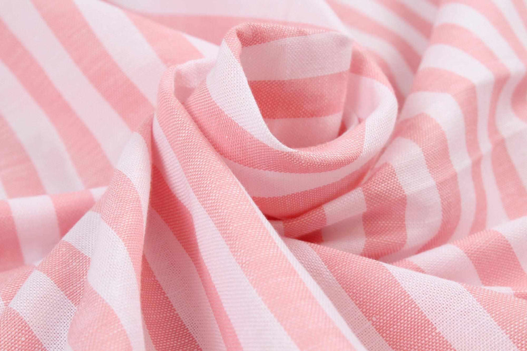 Linen Cotton Stripes - 5 colors-Fabric-FabricSight