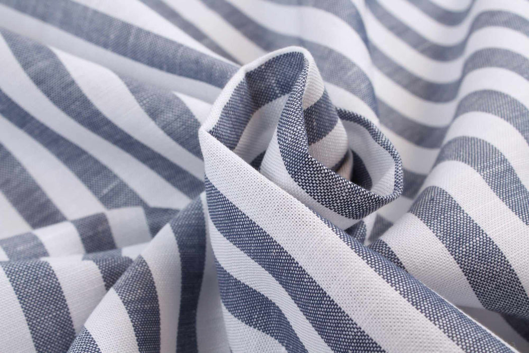 Linen Cotton Stripes - 5 colors-Fabric-FabricSight