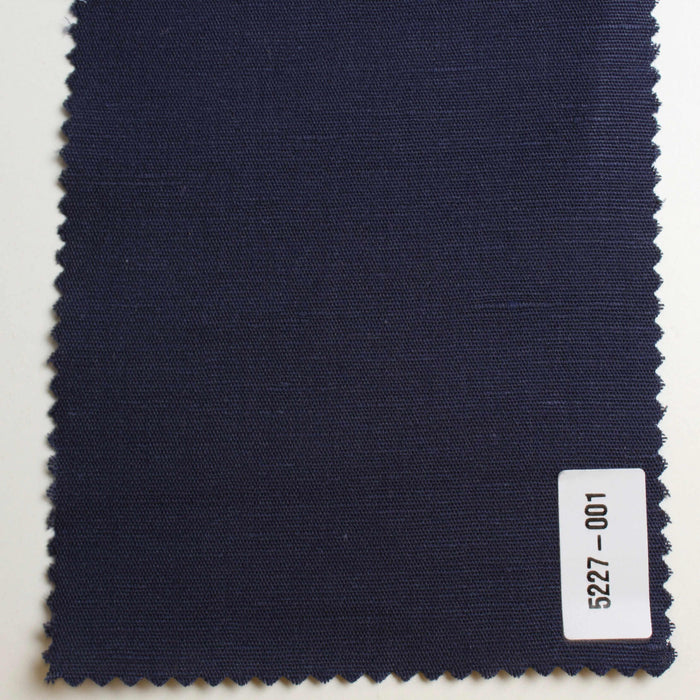 swatch-Linen Cotton Yarn-Dyed Stripe Shirting – European Flax - Denim Look-Fabric-FabricSight