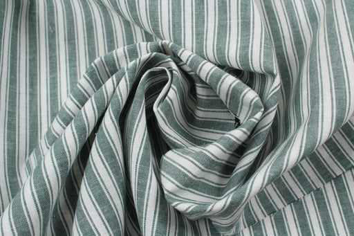Linen Cotton for Shirts - Stripes-Fabric-FabricSight