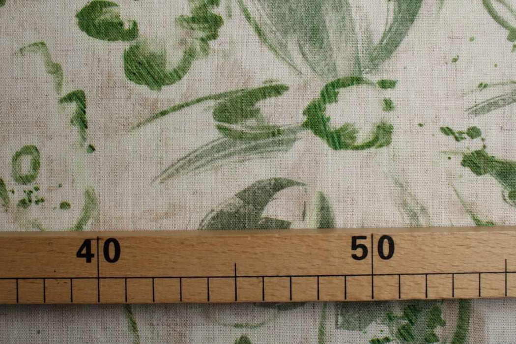 Linen Viscose Floral Fabric – Soft & Fluid – 180 g/m²-Fabric-FabricSight