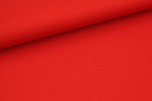 Luxury Cotton Twill - Stretch - Red (1mt Remnant)-Remnant-FabricSight
