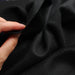 Luxury Rare Virgin Wool Felt for Coats - Black-Fabric-FabricSight