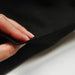 Luxury Rare Virgin Wool Felt for Coats - Black-Fabric-FabricSight