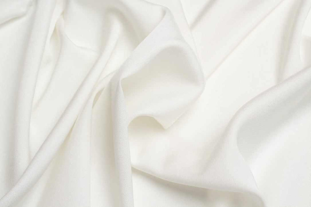 swatch-Luxury Stretch Silk Twill – Loro Piana Deadstock – Lightweight & Fluid-Fabric-FabricSight