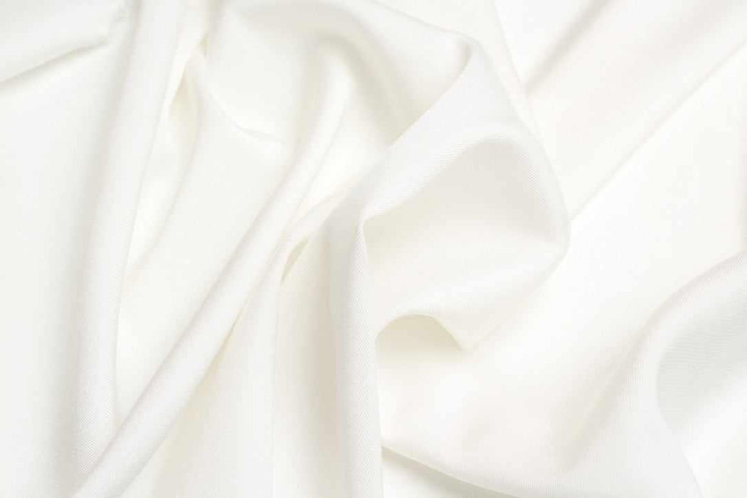 swatch-Luxury Stretch Silk Twill – Loro Piana Deadstock – Lightweight & Fluid-Fabric-FabricSight