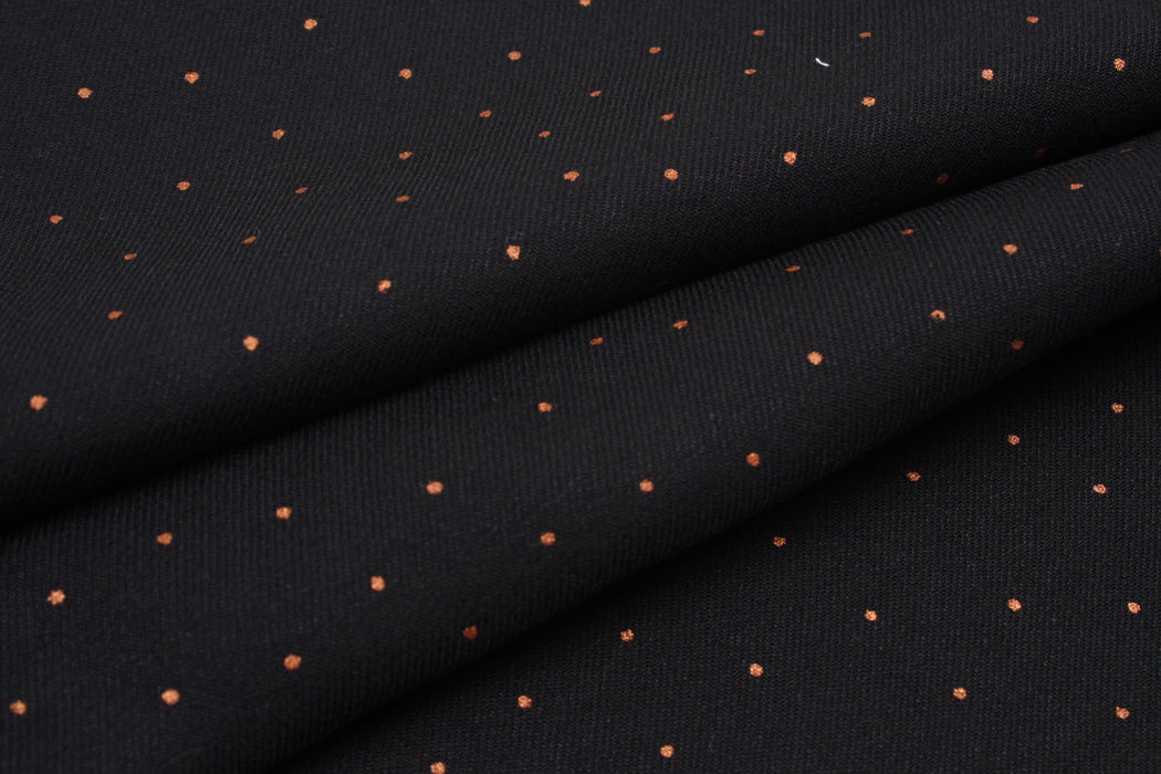 Luxury Viscose Twill - Printed Dots - 7 colors available-Fabric-FabricSight