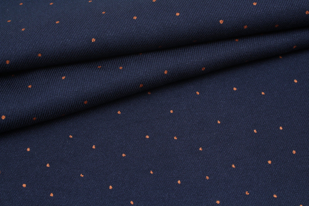 Luxury Viscose Twill - Printed Dots - 7 colors available-Fabric-FabricSight