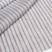 Luxury Yarn Dyed Melange Linen Brown Stripes-Fabric-FabricSight